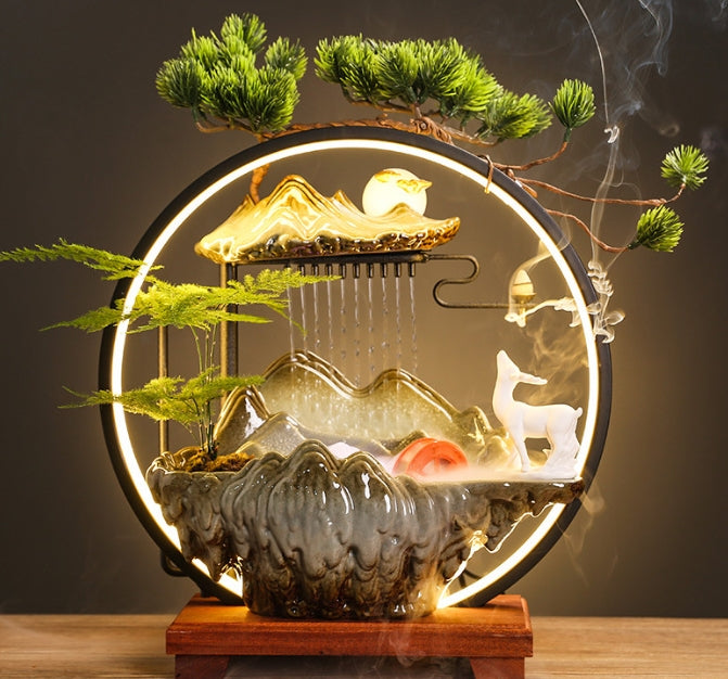 Harmony LED Waterfall Incense Fountain