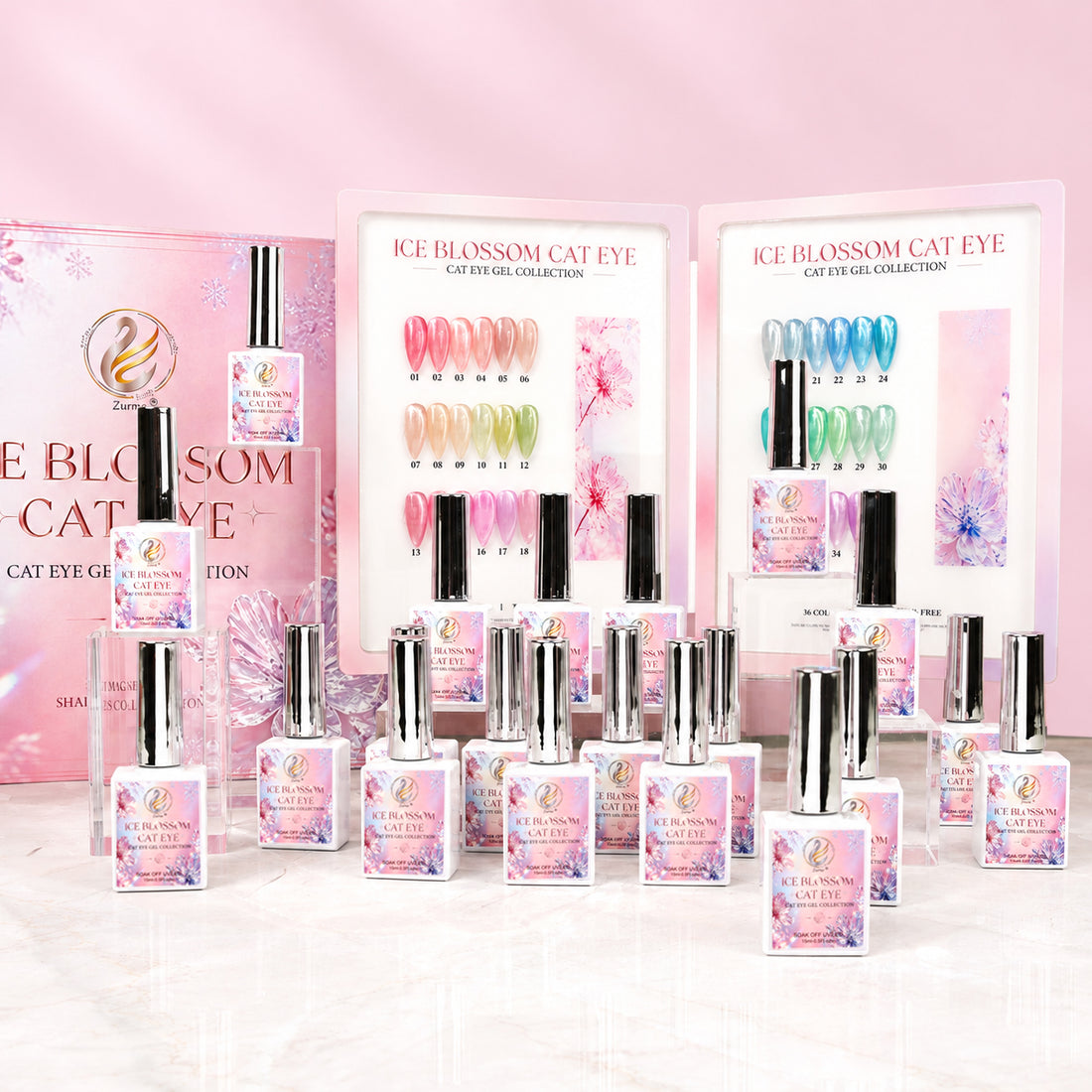 Ice Blossom Cat Eye Gel Collection