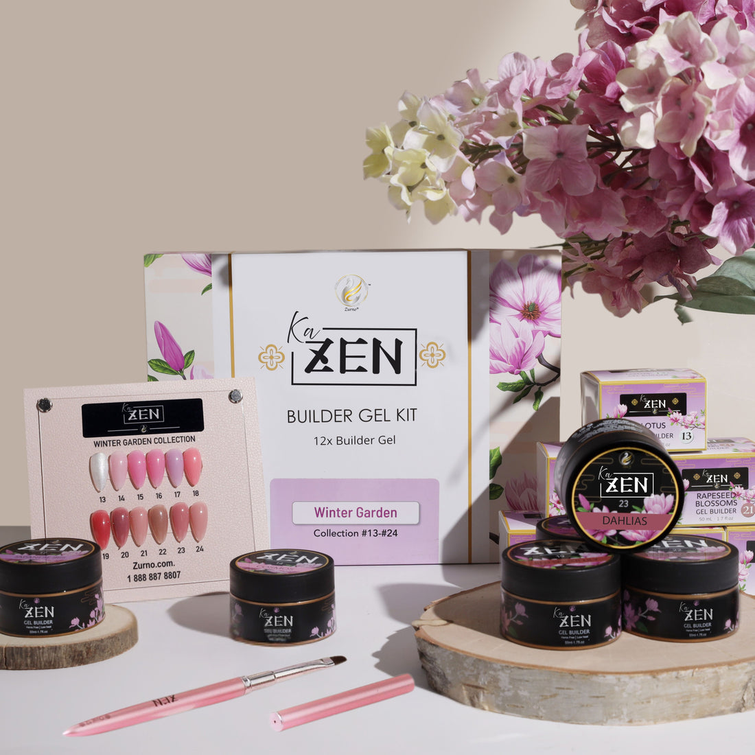 KaZEN | Builder Gel Winter Garden Collection