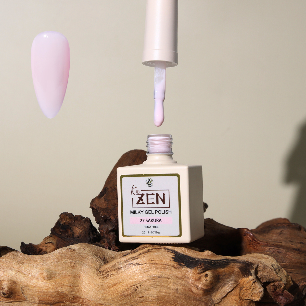 KAZEN | Milky Gel Polish - Cream