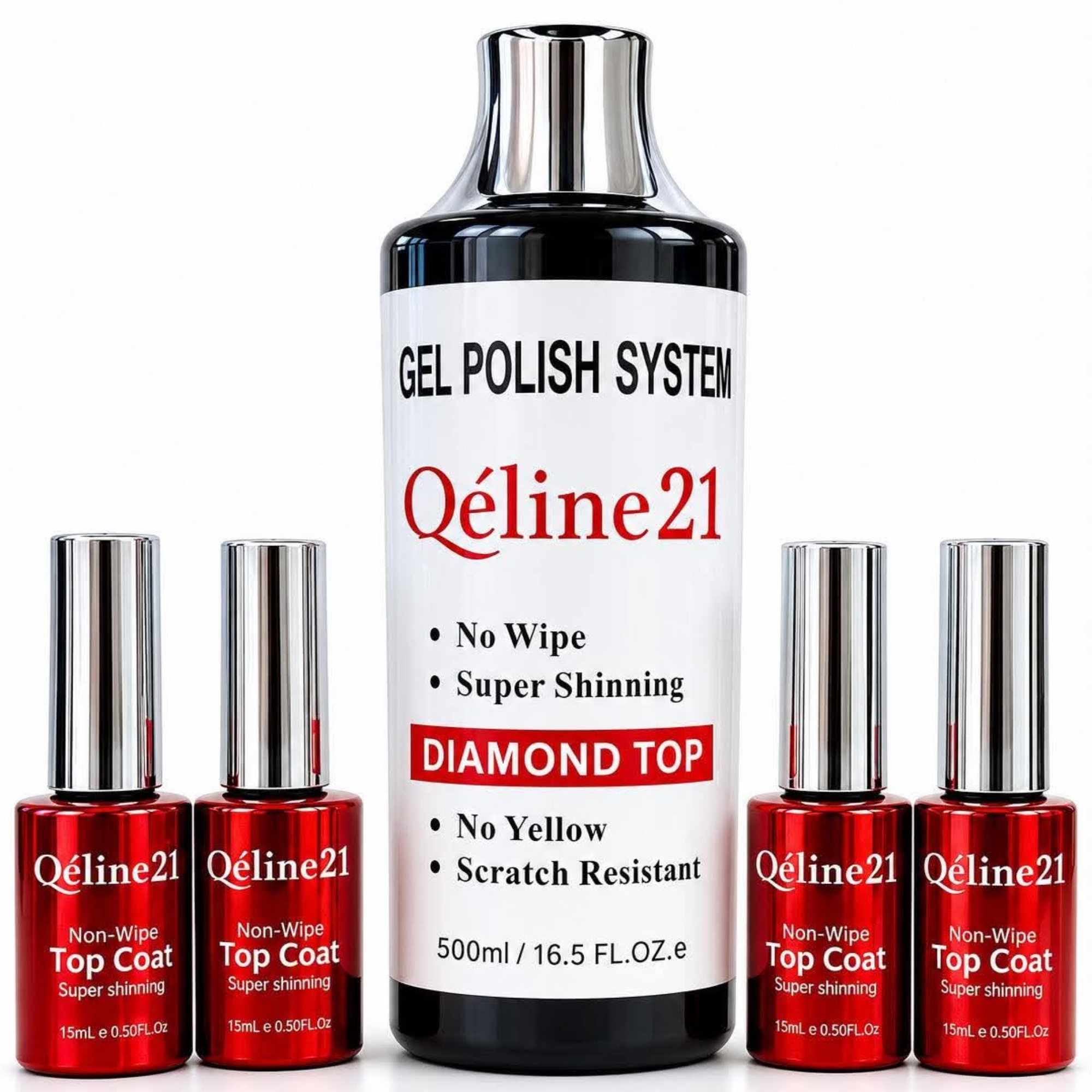 Qéline 21 Diamond Top Refill 16oz + FREE GIFT