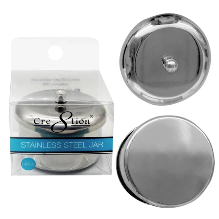 Cre8tion Large Stainless Steel Jar