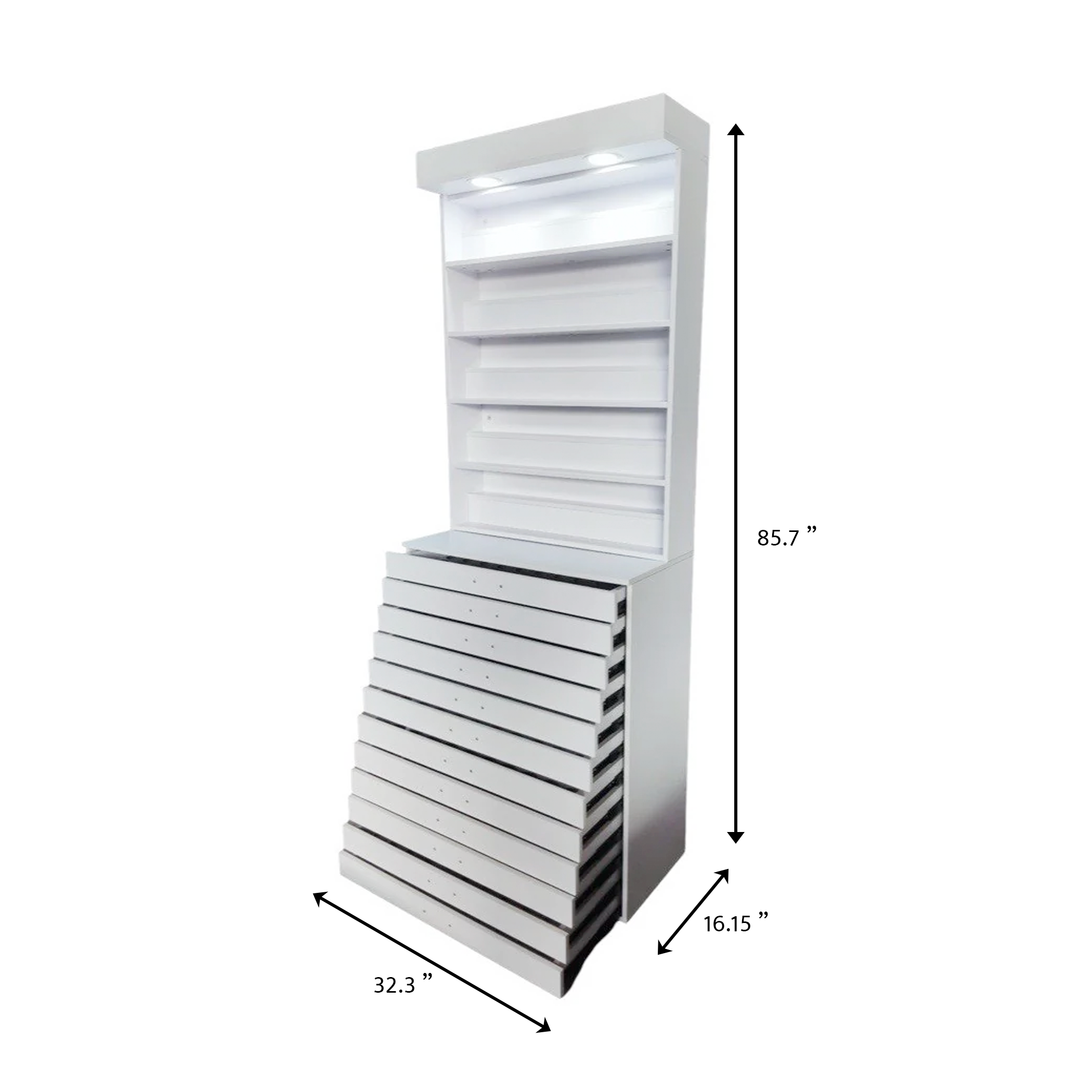 Powder & Polish Nail Cabinet