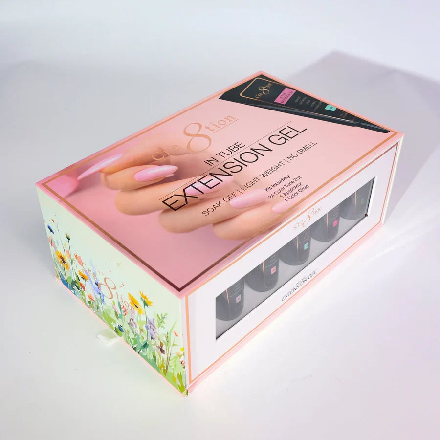 Cre8tion In Tube Extension Gel Set 24 Colors - SPRING & SUMMER (