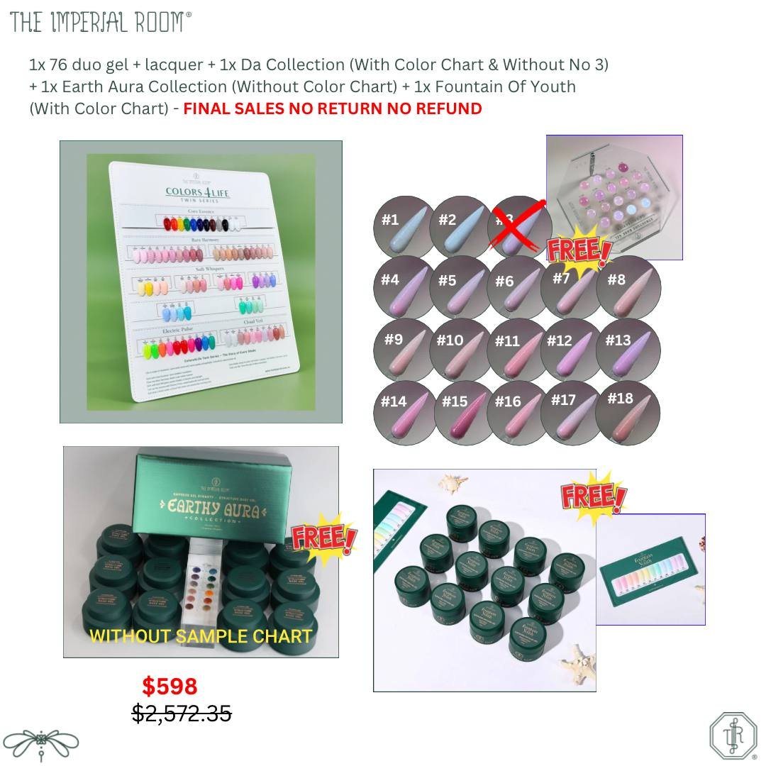 FLASH SALE - TIR - Colors4Life & DA Collection Bundle