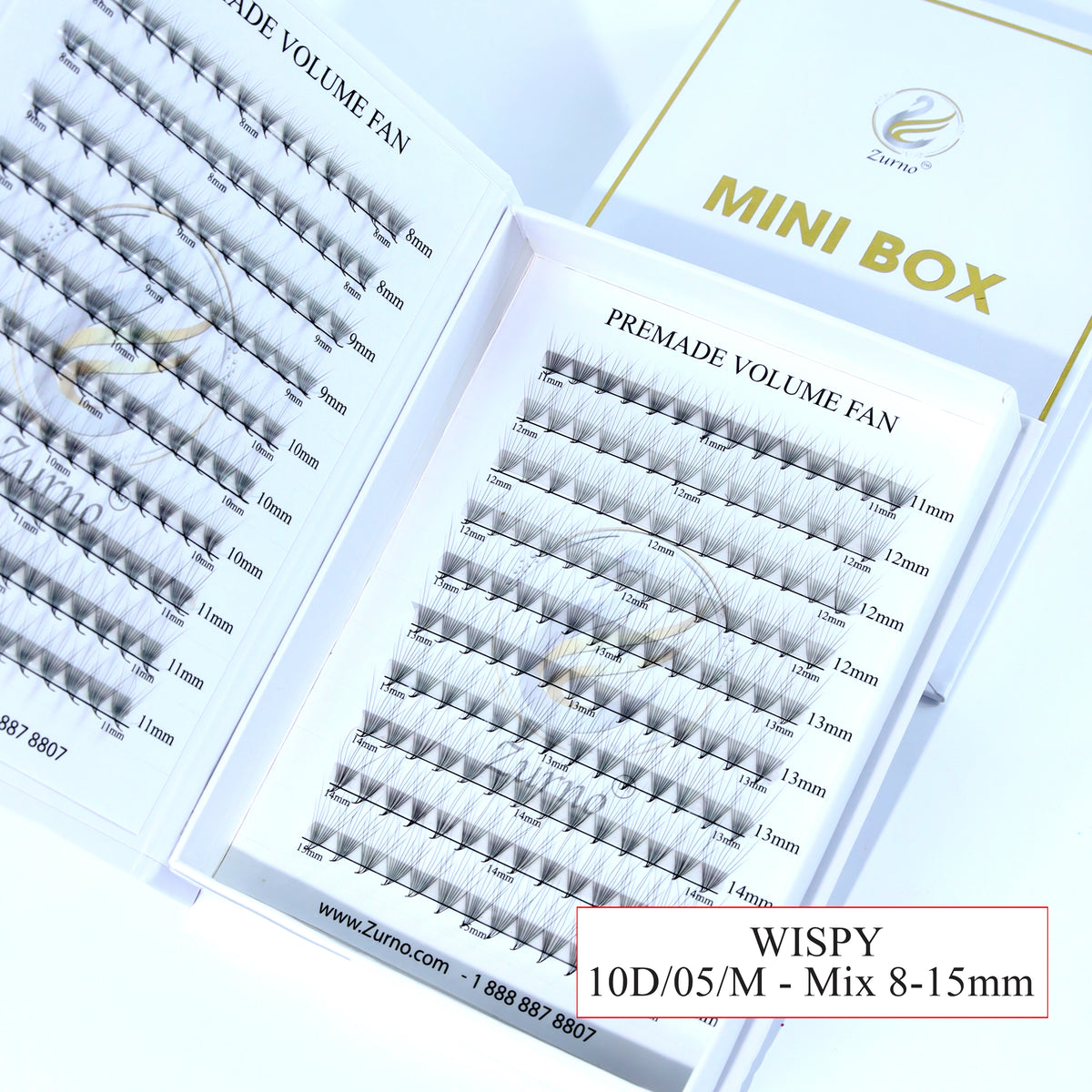 Zurno Lash - Mini Box | Camellia/Wispy - Kim K - Volume