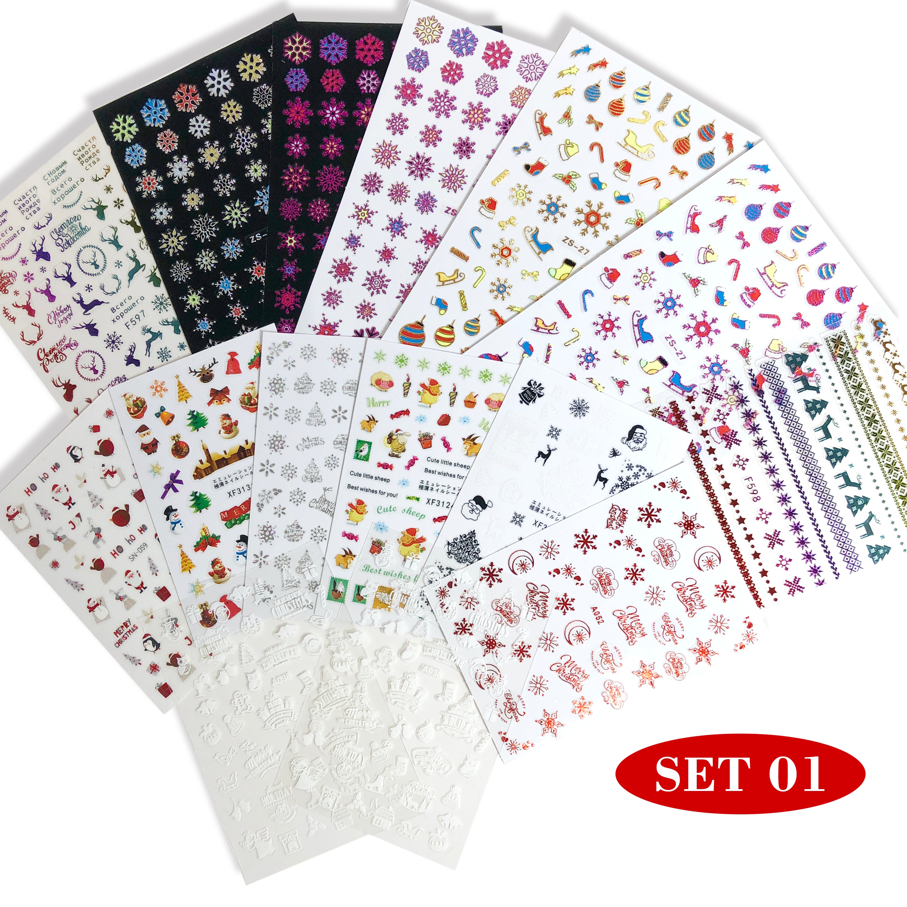 Sticker Christmas Set