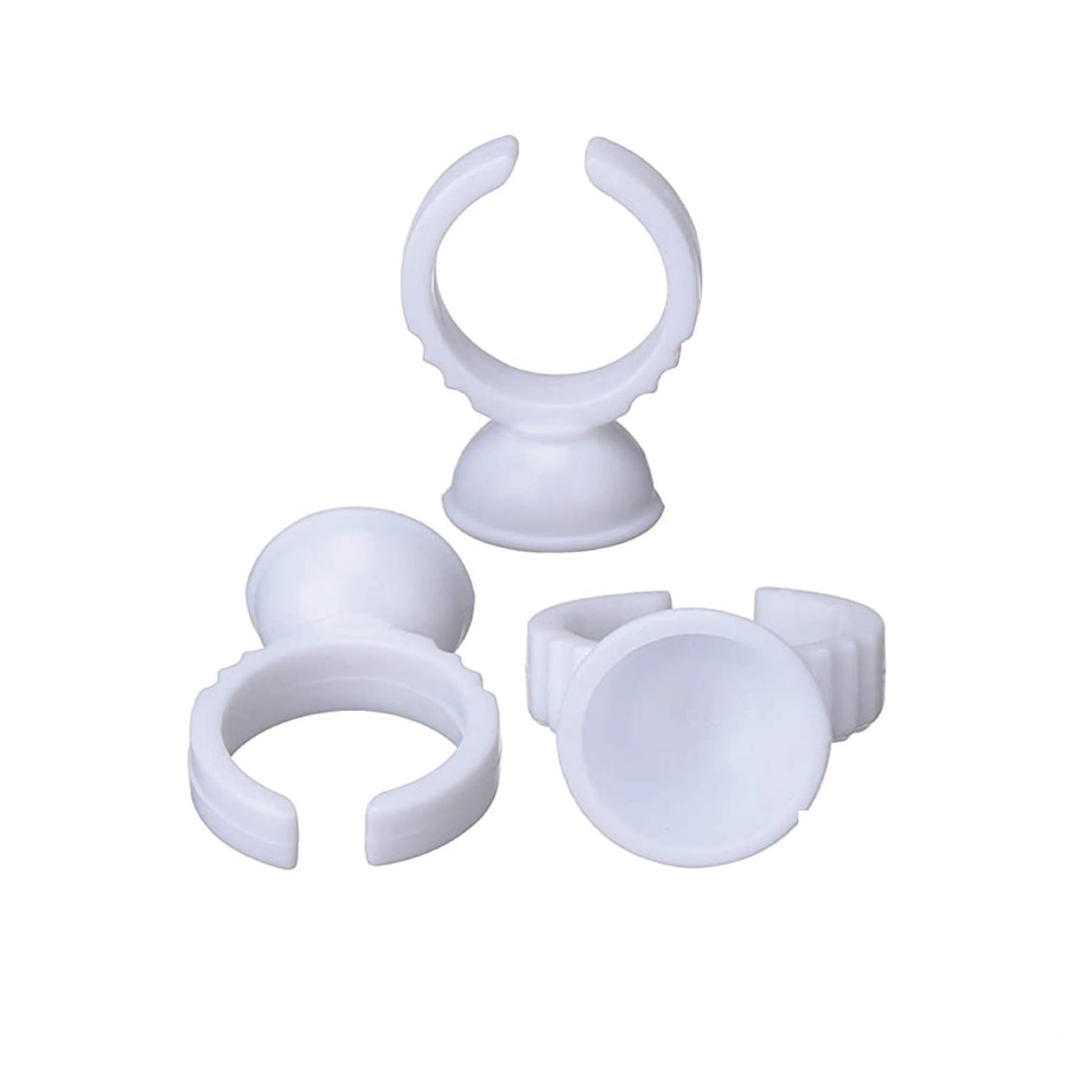 CLEARANCE (NO REFUND/ NO RETURN) - Lash Tool - Glue Holder - Round Ring - 100 pcs