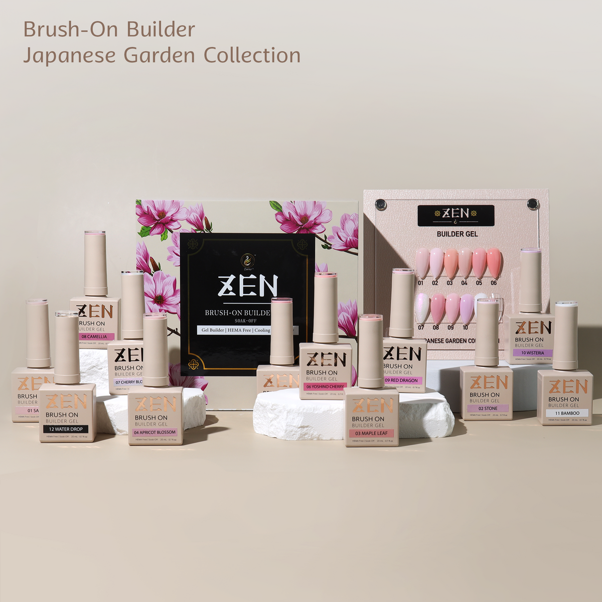 KaZEN Brush-On Builder Gel - The Ultimate Nail Enhancement Solution