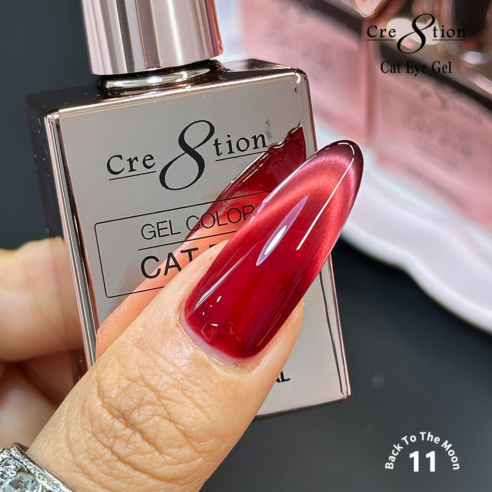 Cre8tion Back To The Moon Cat Eye Gel Kit – 12 Colors, 0.5 fl oz (15 mL) Each