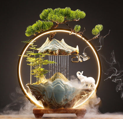 Harmony LED Waterfall Incense Fountain