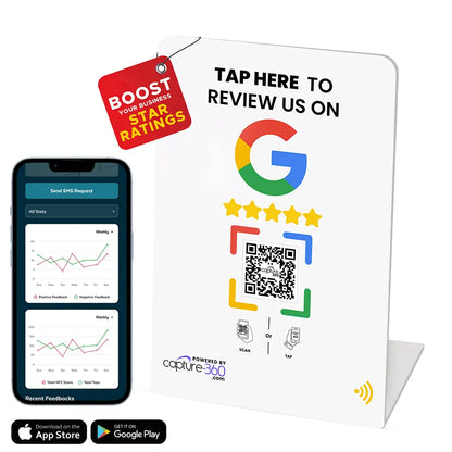 Google Review Stand by Capture 360