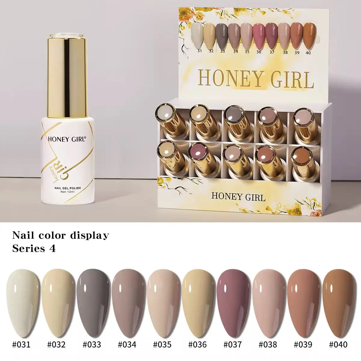 HONEY GIRL Gel Polish Set – 160 Colors - 12ml each
