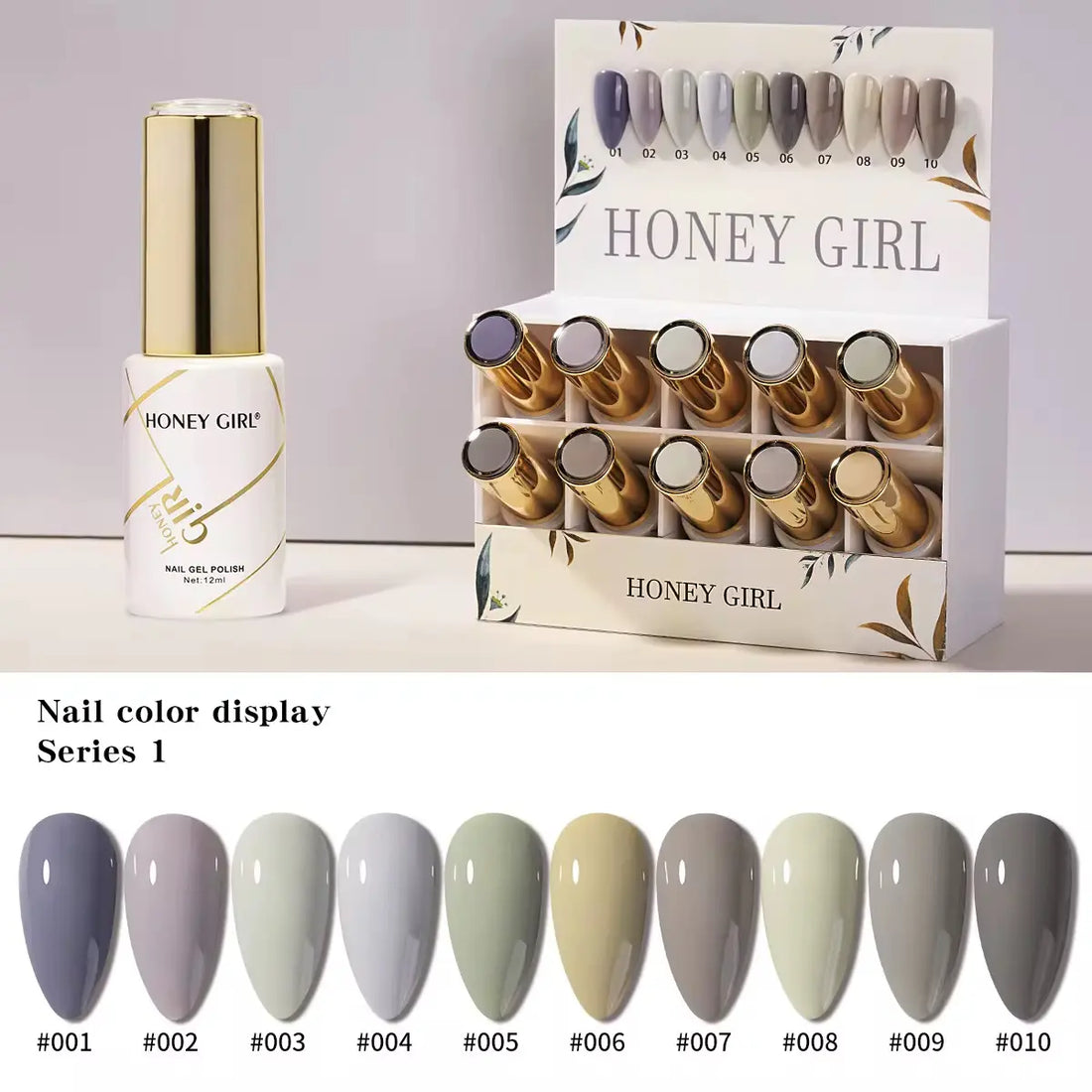HONEY GIRL Gel Polish Set – 160 Colors - 12ml each