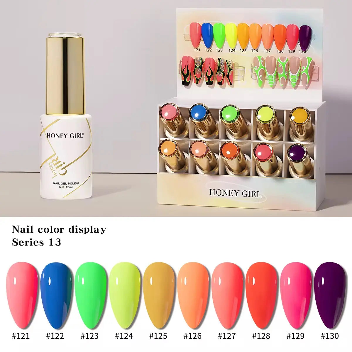HONEY GIRL Gel Polish Set – 160 Colors - 12ml each