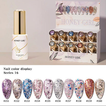 HONEY GIRL Gel Polish Set – 160 Colors - 12ml each