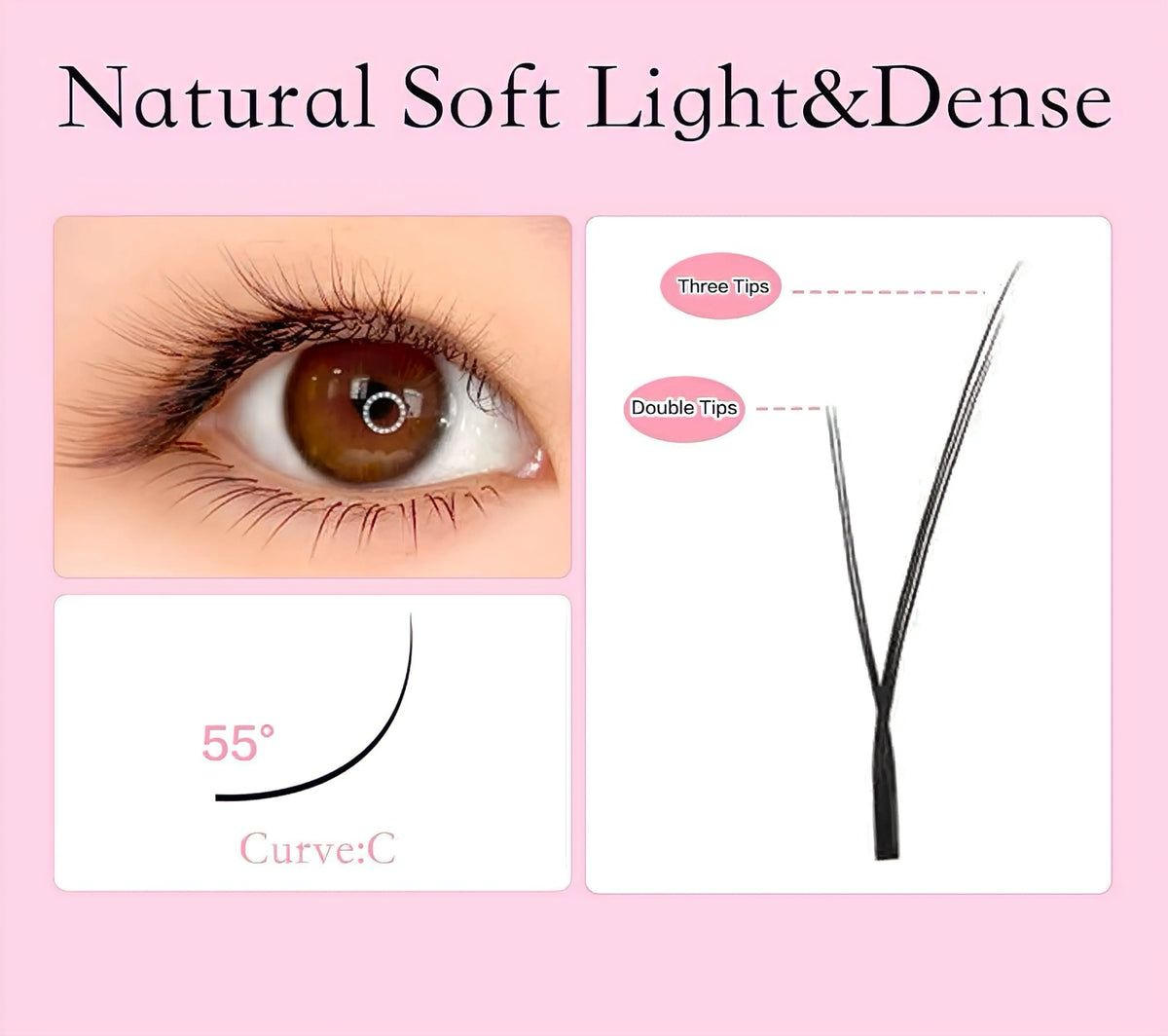 Fox YY – Combo – 6 Lashes Boxes With Lash Holder