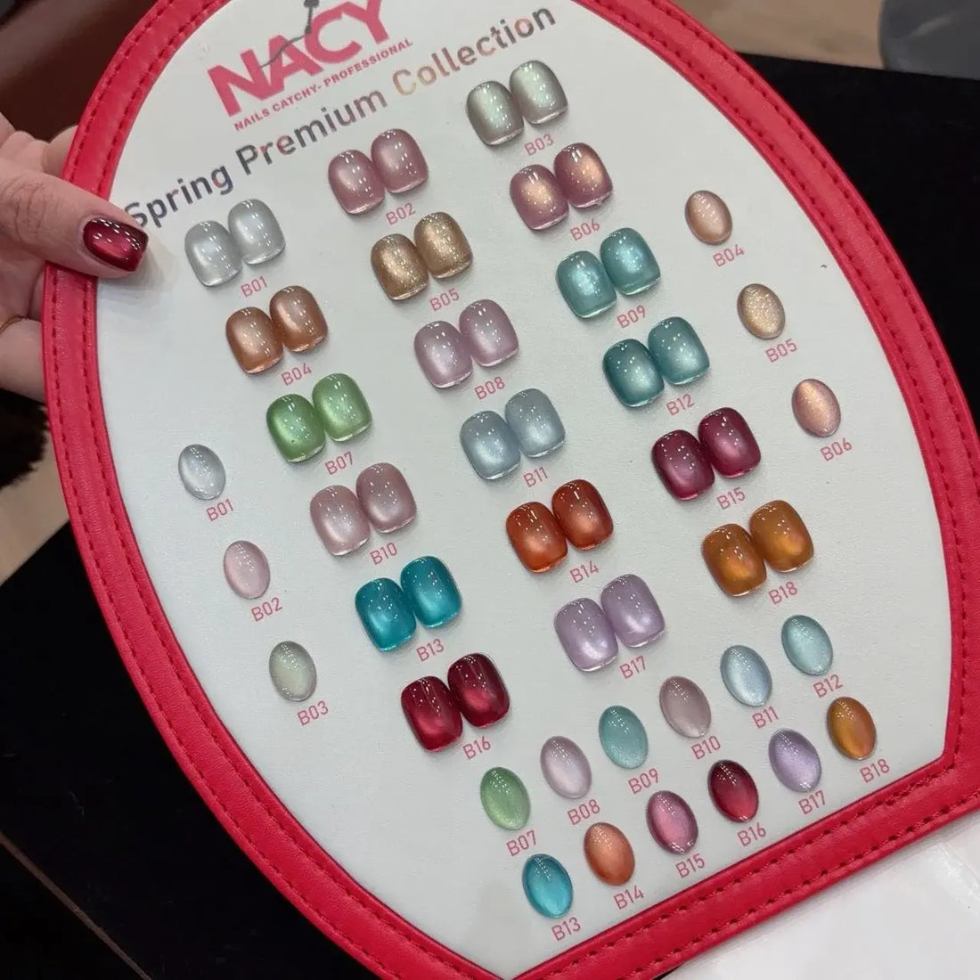 Nacy Full Set Spring Premium Cat Eye Gel Colors 18 Colors 0.5oz