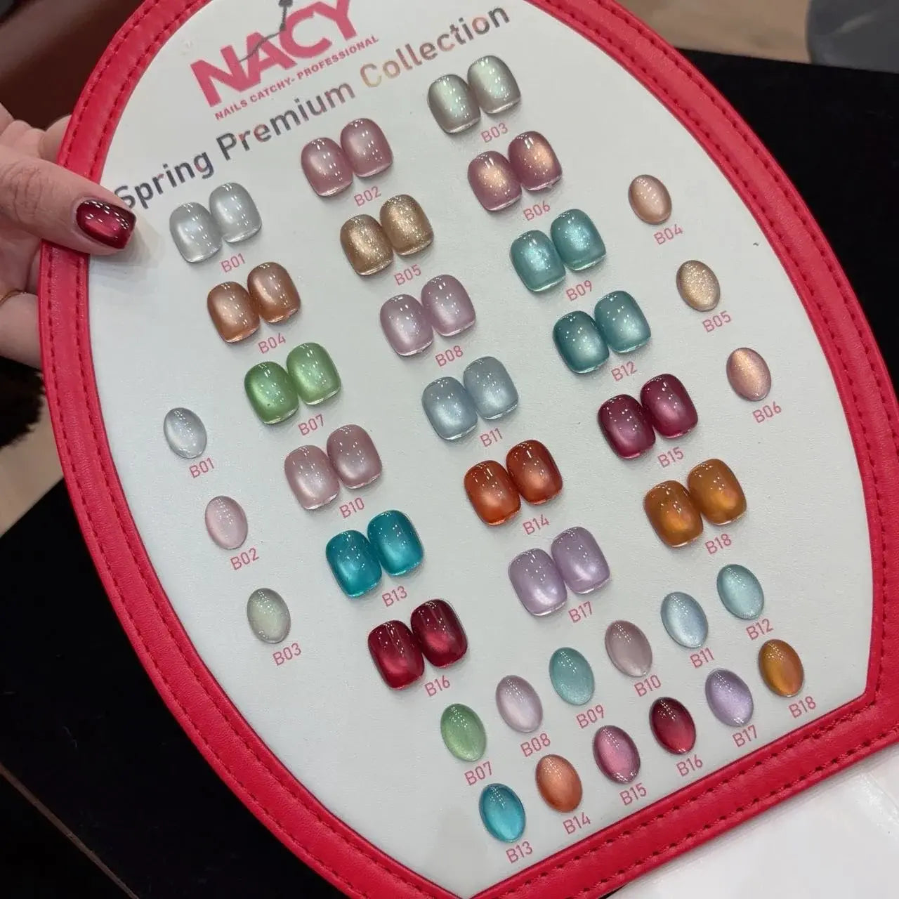 Nacy Full Set Spring Premium Cat Eye Gel Colors 18 Colors 0.5oz