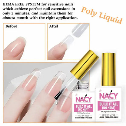 Nacy 8in1 Build It All Multi-Function ( No Heat ) Gel Hema Free/ TPO Free