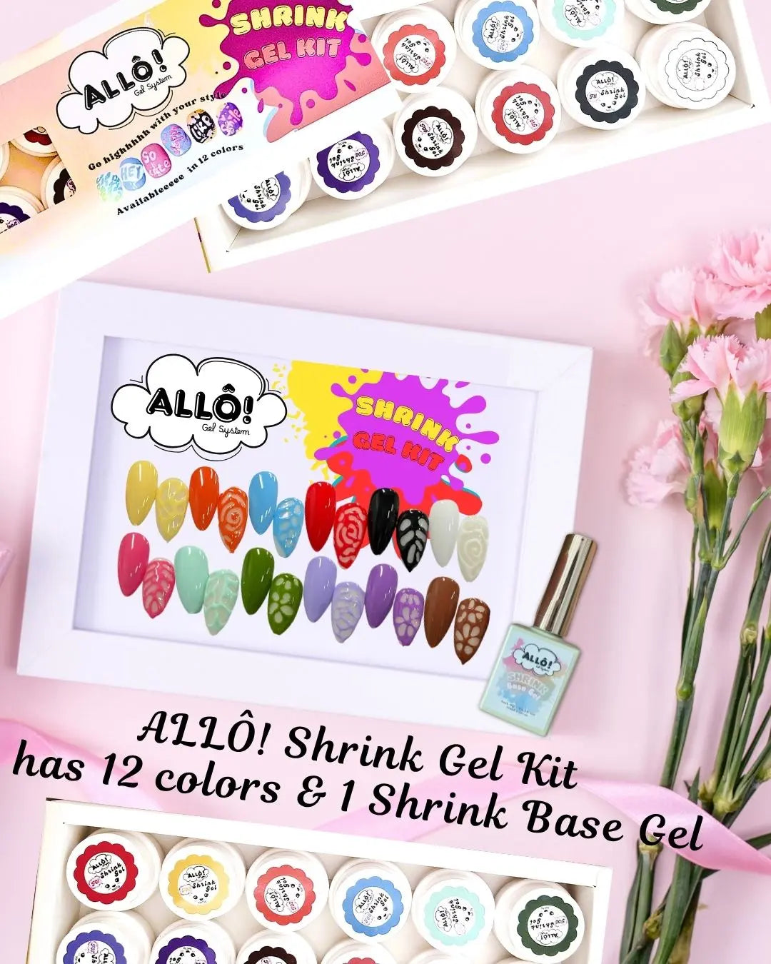 SALE DEAL - ALLÔ Shrink Gel Art Design - Available in 12 colors
