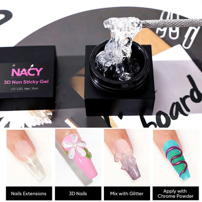 Nacy 3D Non Sticky Gummy Gel Art in Jar