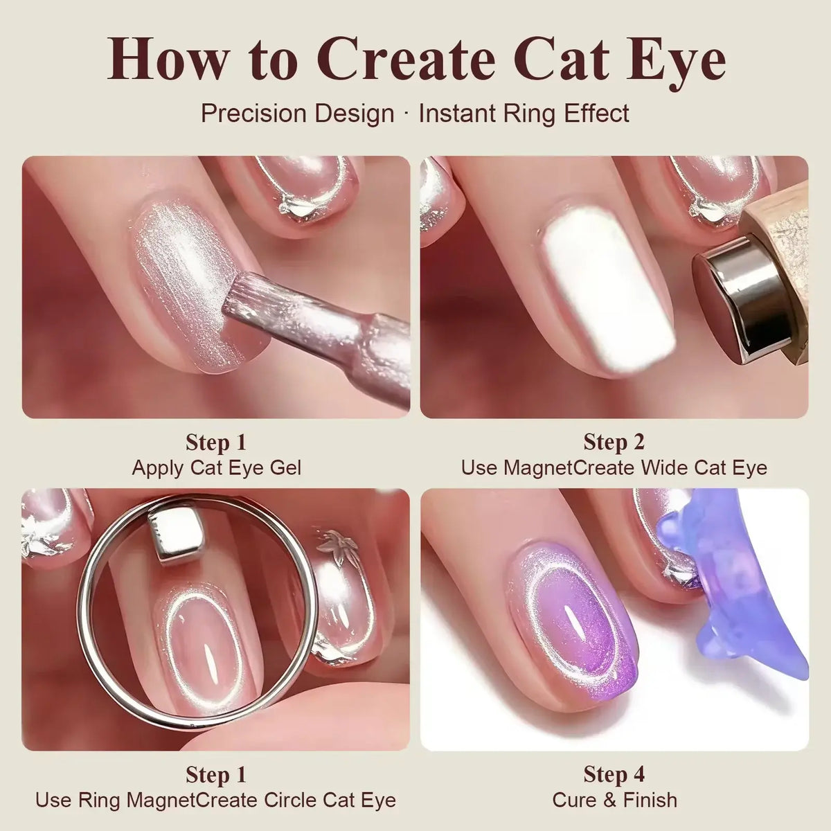 Ring Magnet Strong Cat Eye