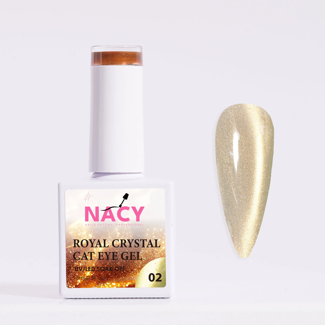 Nacy Royal Fall Cat Eye Moonlight Crystal Color