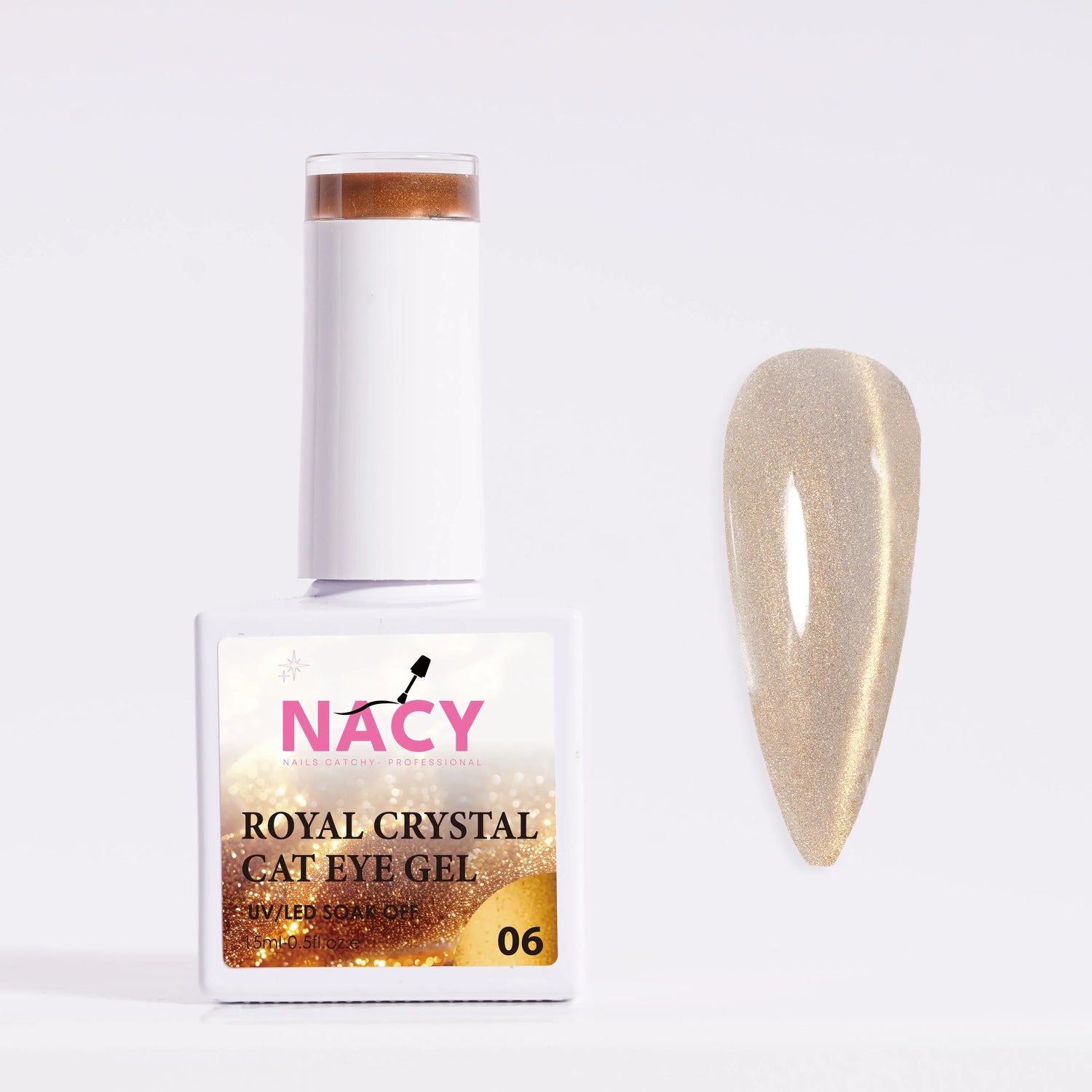 Nacy Royal Fall Cat Eye Moonlight Crystal Color