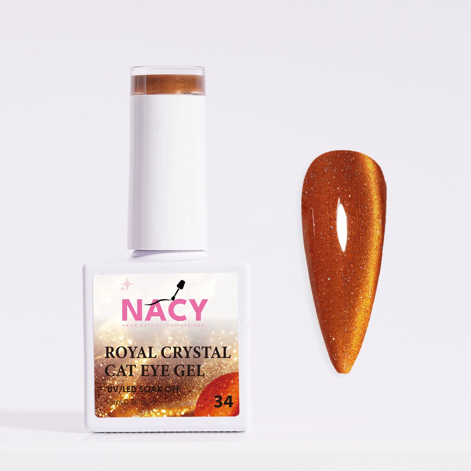 Nacy Royal Fall Cat Eye Moonlight Crystal Color