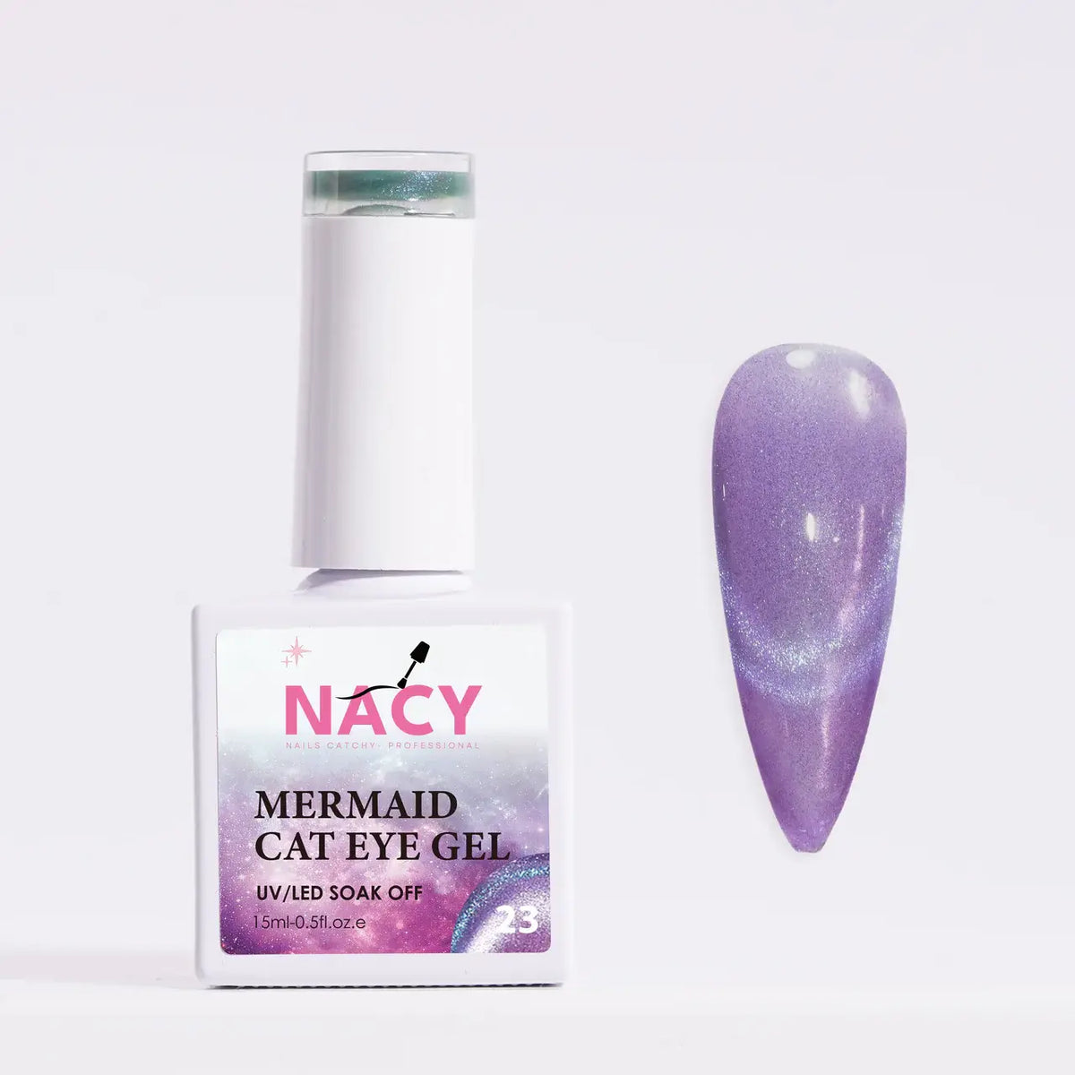 Nacy Mermaid Double Line Cat Eye Gel 0.5oz - 24 colors