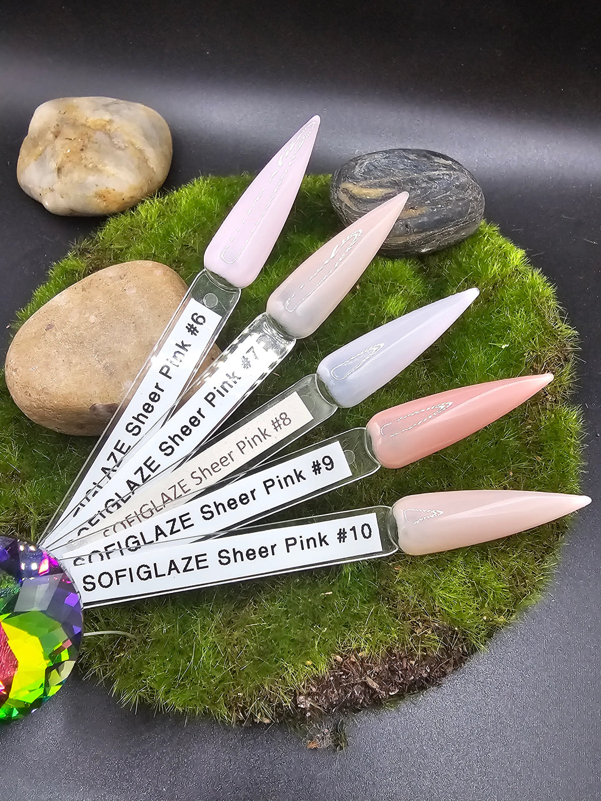 SOFIGLAZE Sheer Pink Gel Color Collection - 15 shades available