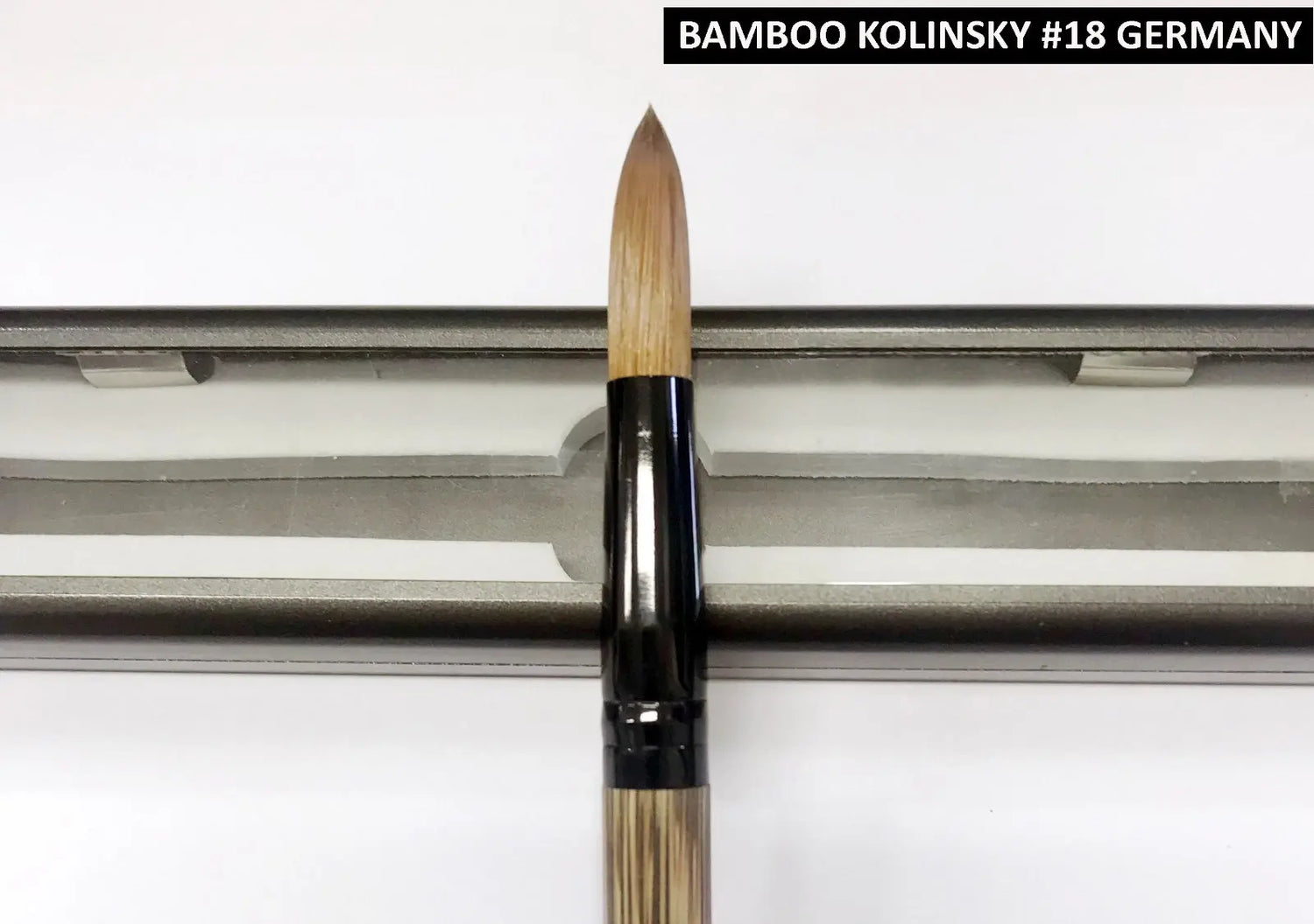 100% Bamboo Kolinsky Acrylic Brush - GERMANY (size 16, 18, 20) - Uncrimped