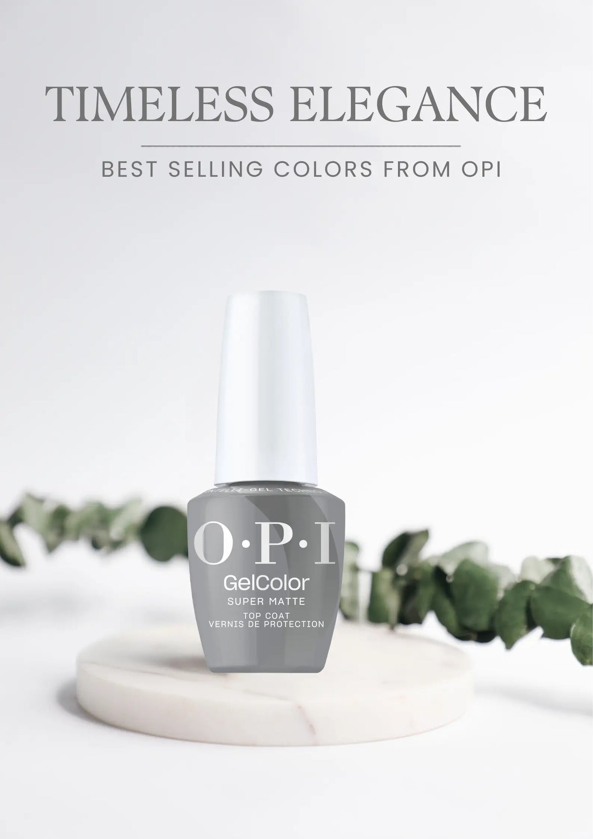 OPI Intelli-Gel - Super Matte Top Coat 0.5 oz