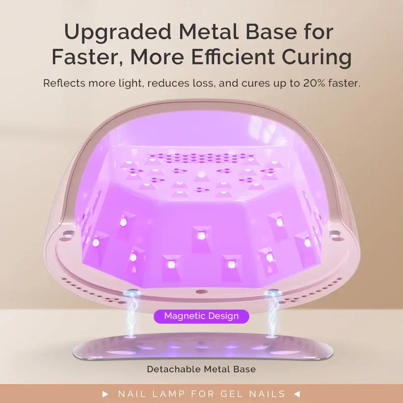 MelodySusie P-PLUS30GT Rechargeable Cordless UV/LED Nail Lamp