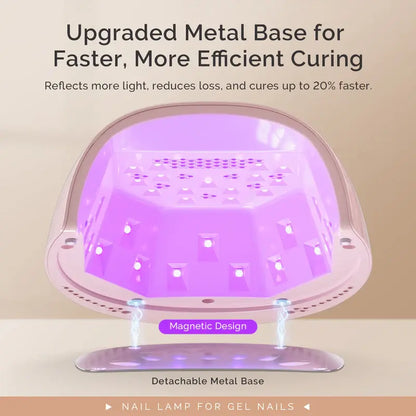 MelodySusie P-PLUS30GT Rechargeable Cordless UV/LED Nail Lamp