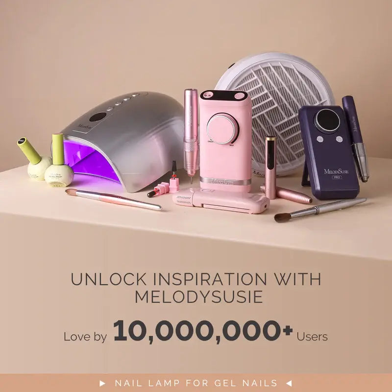 MelodySusie P-PLUS30GT Rechargeable Cordless UV/LED Nail Lamp