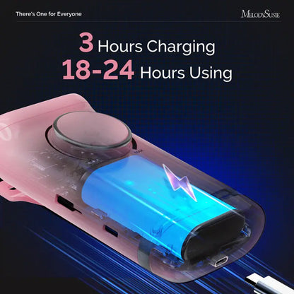 MelodySusie SM320G Clip-On Advanced Rechargeable 2-in-1 Nail Drill with Tilted Display Design 35,000RPM