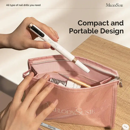 MelodySusie PM170F Pen-Shaped Ultra-Slim Rechargeable Nail Drill 30,000RPM