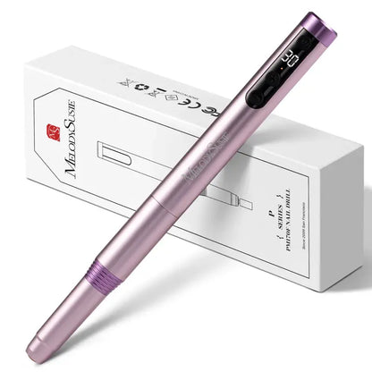 MelodySusie PM170F Pen-Shaped Ultra-Slim Rechargeable Nail Drill 30,000RPM