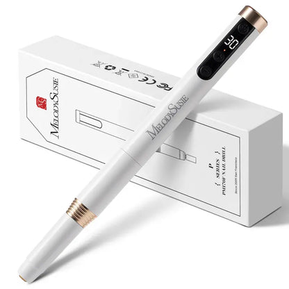 MelodySusie PM170F Pen-Shaped Ultra-Slim Rechargeable Nail Drill 30,000RPM