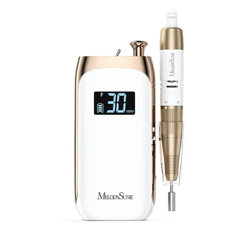 MelodySusie Jade(SC320C) Clip-On Vintage-Style Rechargeable Nail Drill 30,000RPM