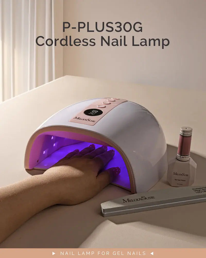 MelodySusie P-PLUS30G Rechargeable Cordless UV/LED Nail Lamp