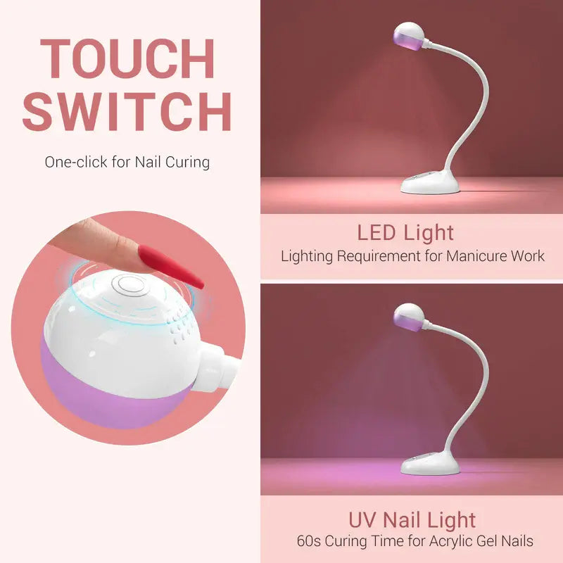 MelodySusie S-Pro09M(Spro09D) 2 in 1 UV LED Nail Art Lamp