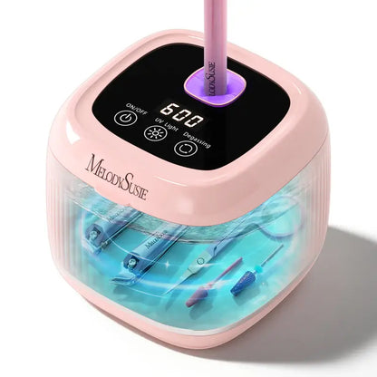 MelodySusie 2 in 1 Ultrasonic Cleaner Machine for Manicure