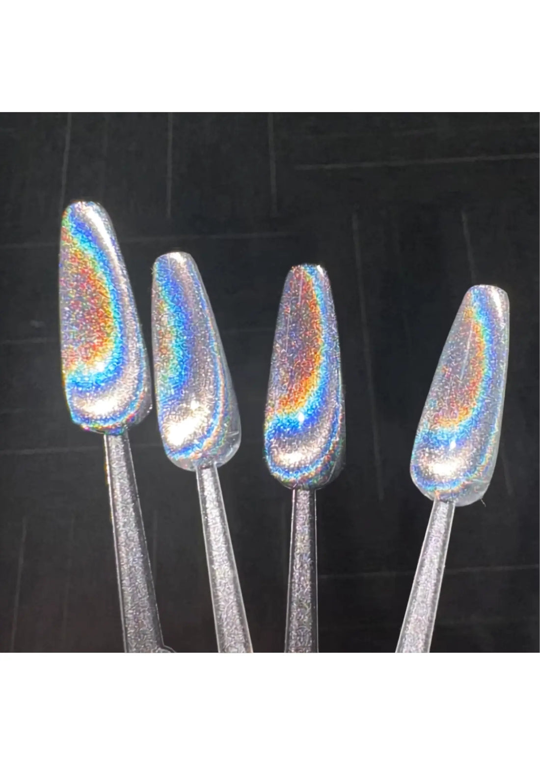 KIRIN 2in1 Holographic Cat Eye Magnetic Chrome Powder