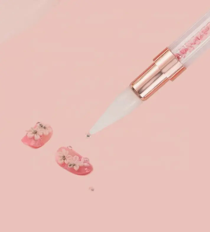 Nail Art Rhinestone Picker Dual Side Wax-Pointy