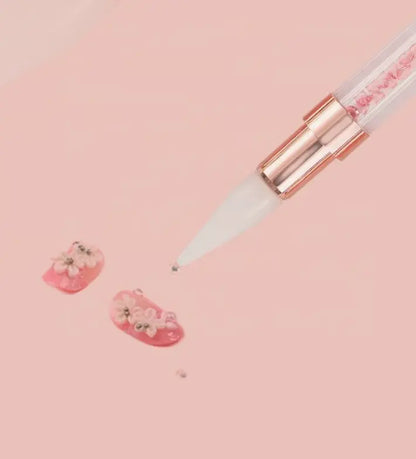 Nail Art Rhinestone Picker Dual Side Wax-Pointy