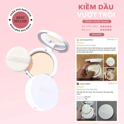 Phấn Phủ - M.O.I Baby Skin Powder 10g