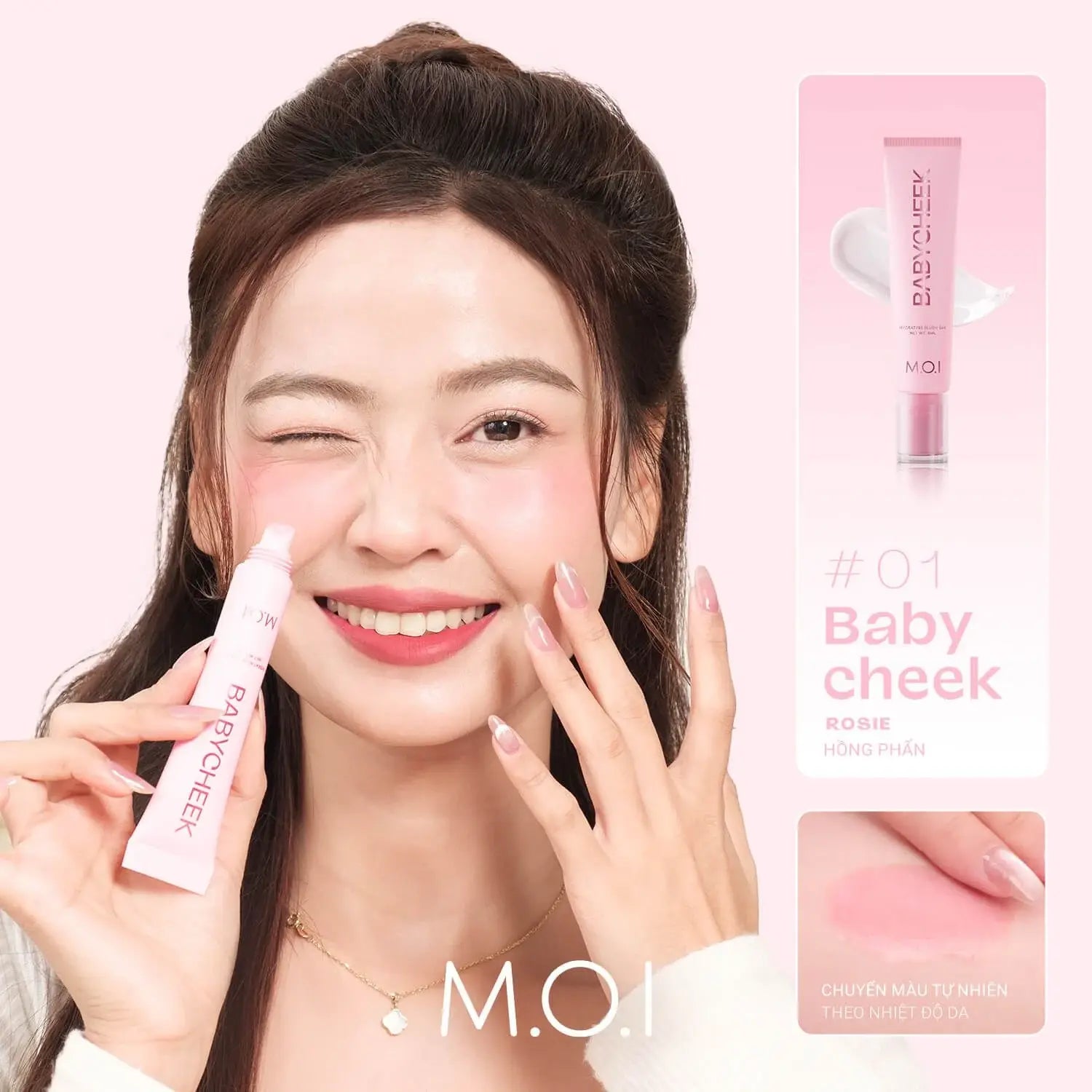 Má Hồng Sữa - M.O.I Baby Cheek 14ml